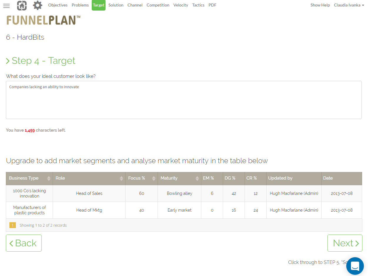 recurring revenue - market screen