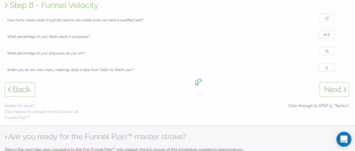 simplification and trial user steps